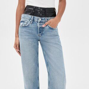 Agolde High-Rise Light Blue Jeans